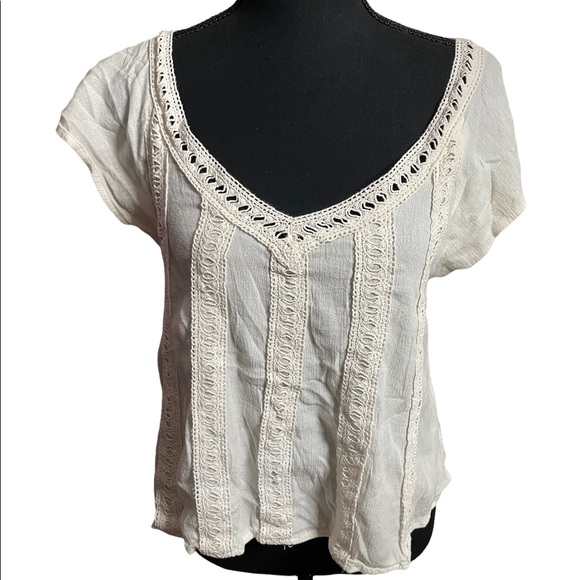 Hollister Tops - Hollister Boho White Blouse